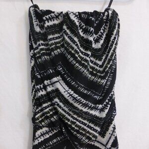 SEDUCTIONS by SIRENS long dress, xs, black & white